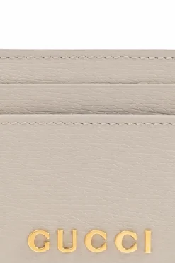Gucci SZARY Etui na karty z logo