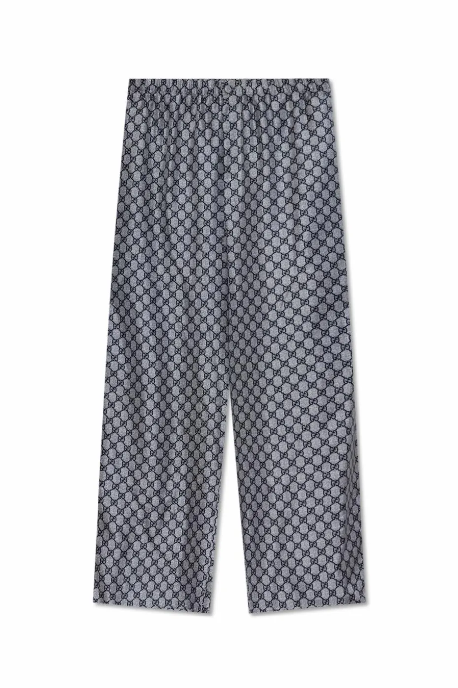Gucci SZARY Jedwabne spodnie
