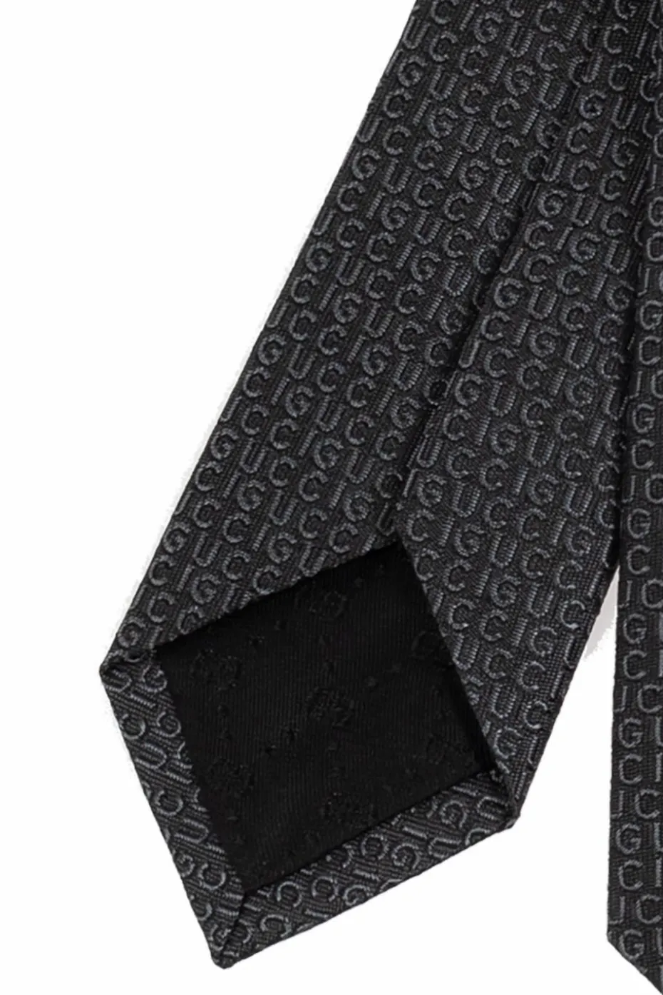 Gucci SZARY Jedwabny krawat