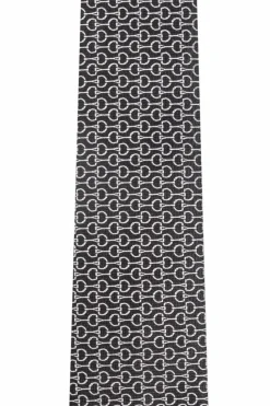 Gucci SZARY Jedwabny krawat