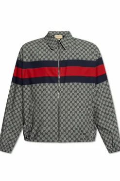Gucci SZARY Kurtka z monogramem