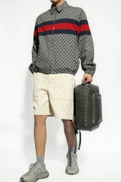 Gucci SZARY Kurtka z monogramem