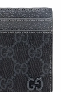 Gucci SZARY Magnetyczne etui na karty do telefonu