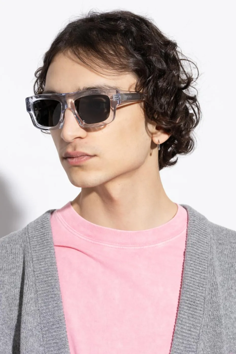Gucci SZARY Okulary przeciwsłoneczne