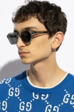 Gucci SZARY Okulary przeciwsłoneczne