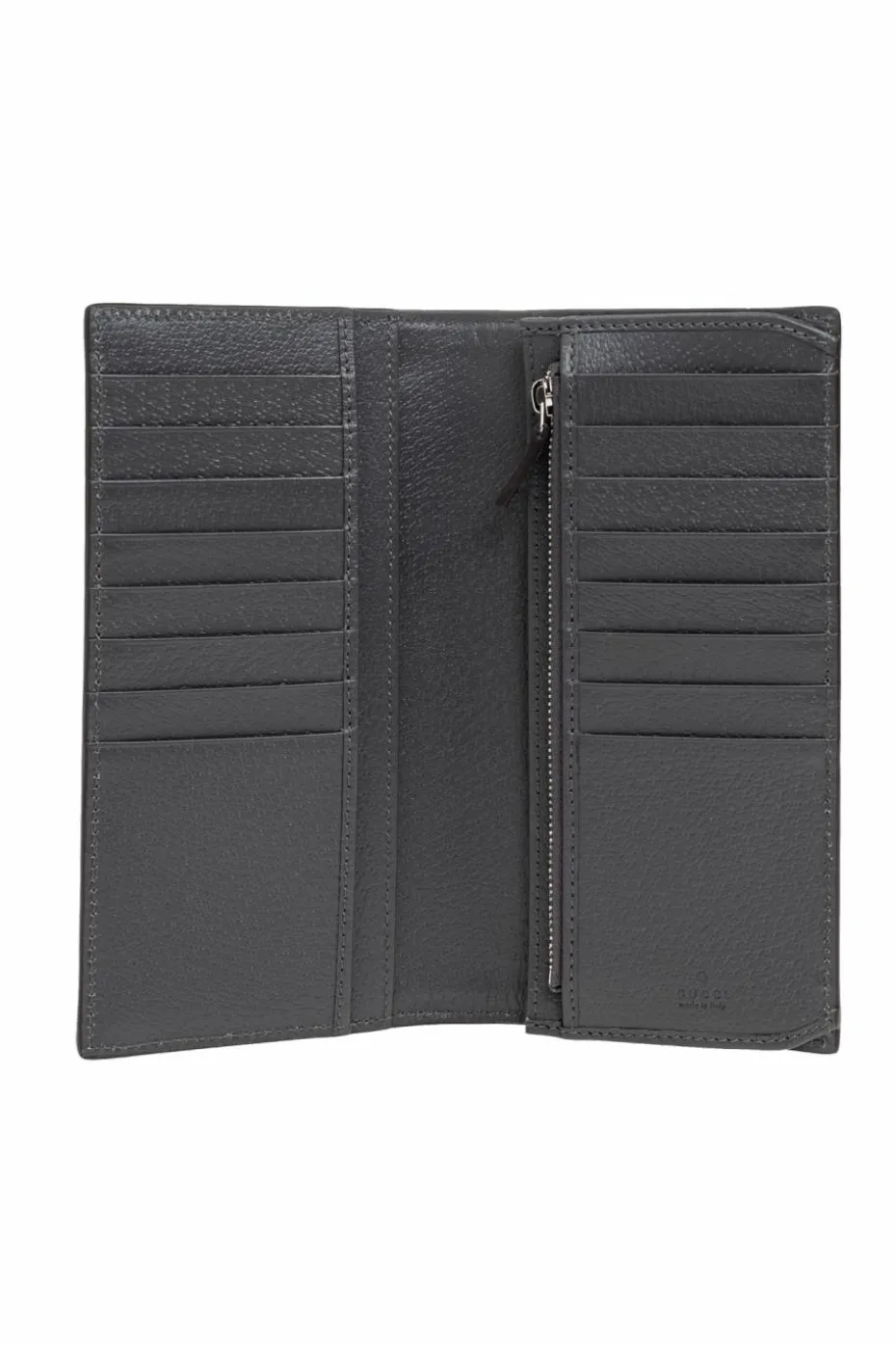 Gucci SZARY Portfel z monogramem