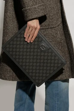 Gucci SZARY Torba do ręki ‘Ophidia’