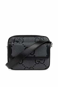 Gucci SZARY Torba na ramię `Jumbo GG Small`