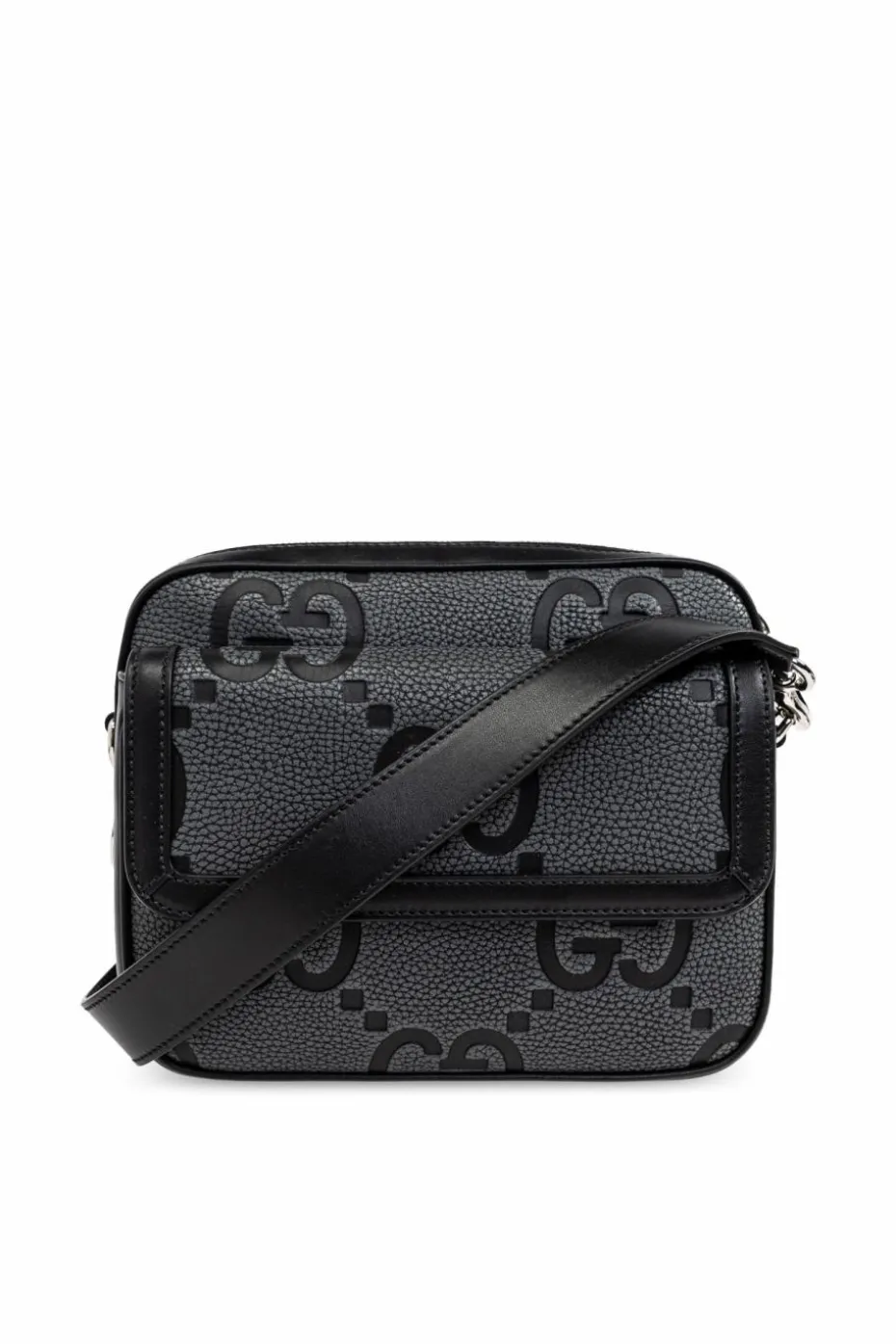 Gucci SZARY Torba na ramię `Jumbo GG Small`