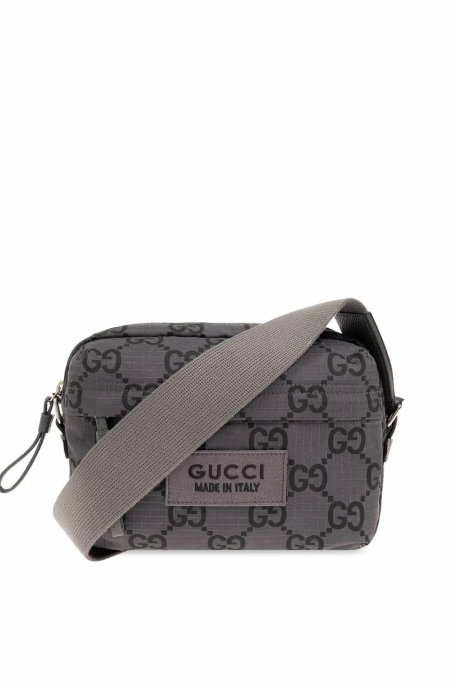Gucci SZARY Torba na ramię z monogramem