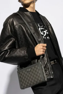Gucci SZARY Torba na ramie ‘Ophidia Super Mini’