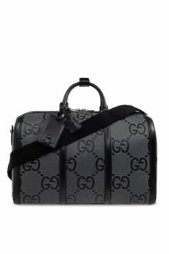 Gucci SZARY Torba podręczna `Jumbo Small`