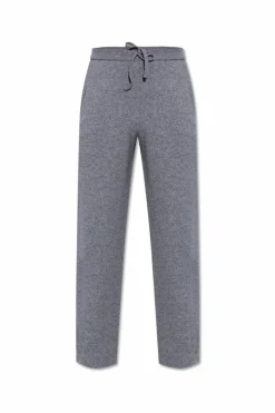 Gucci SZARY Wełniane spodnie