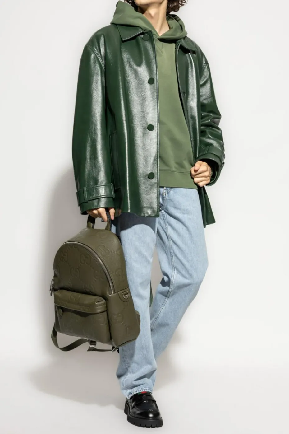 Gucci ZIELONY Bluza z logo