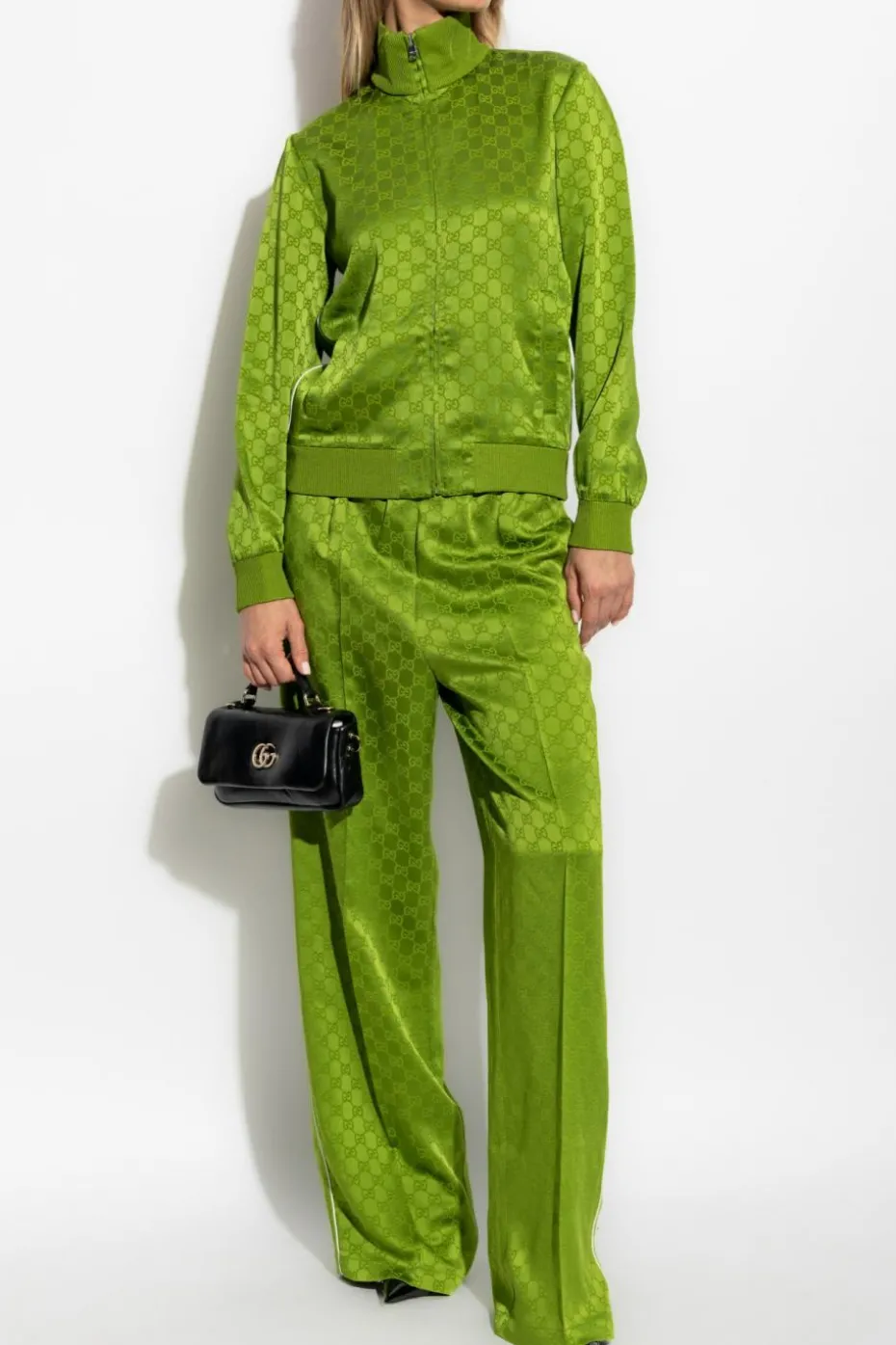 Gucci ZIELONY Bluza z monogramem