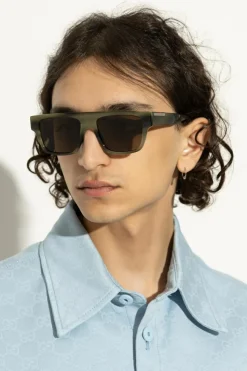 Gucci ZIELONY Okulary przeciwsłoneczne