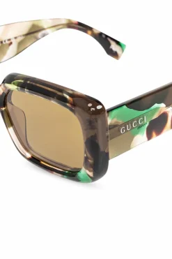 Gucci ZIELONY Okulary przeciwsłoneczne