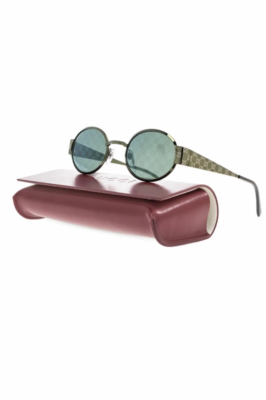 Gucci ZIELONY Okulary przeciwsłoneczne