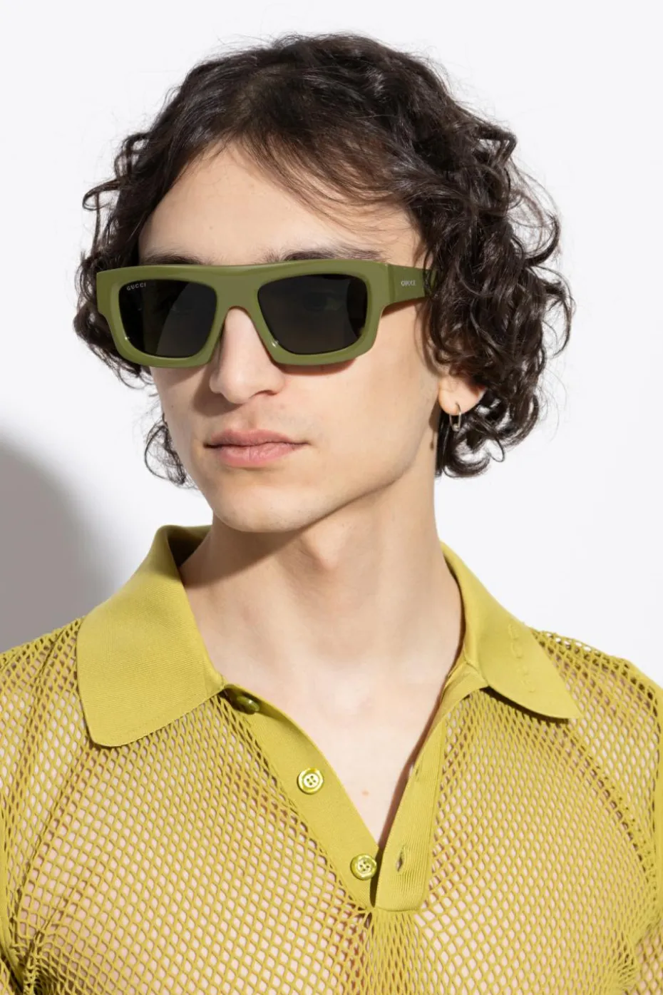 Gucci ZIELONY Okulary przeciwsłoneczne