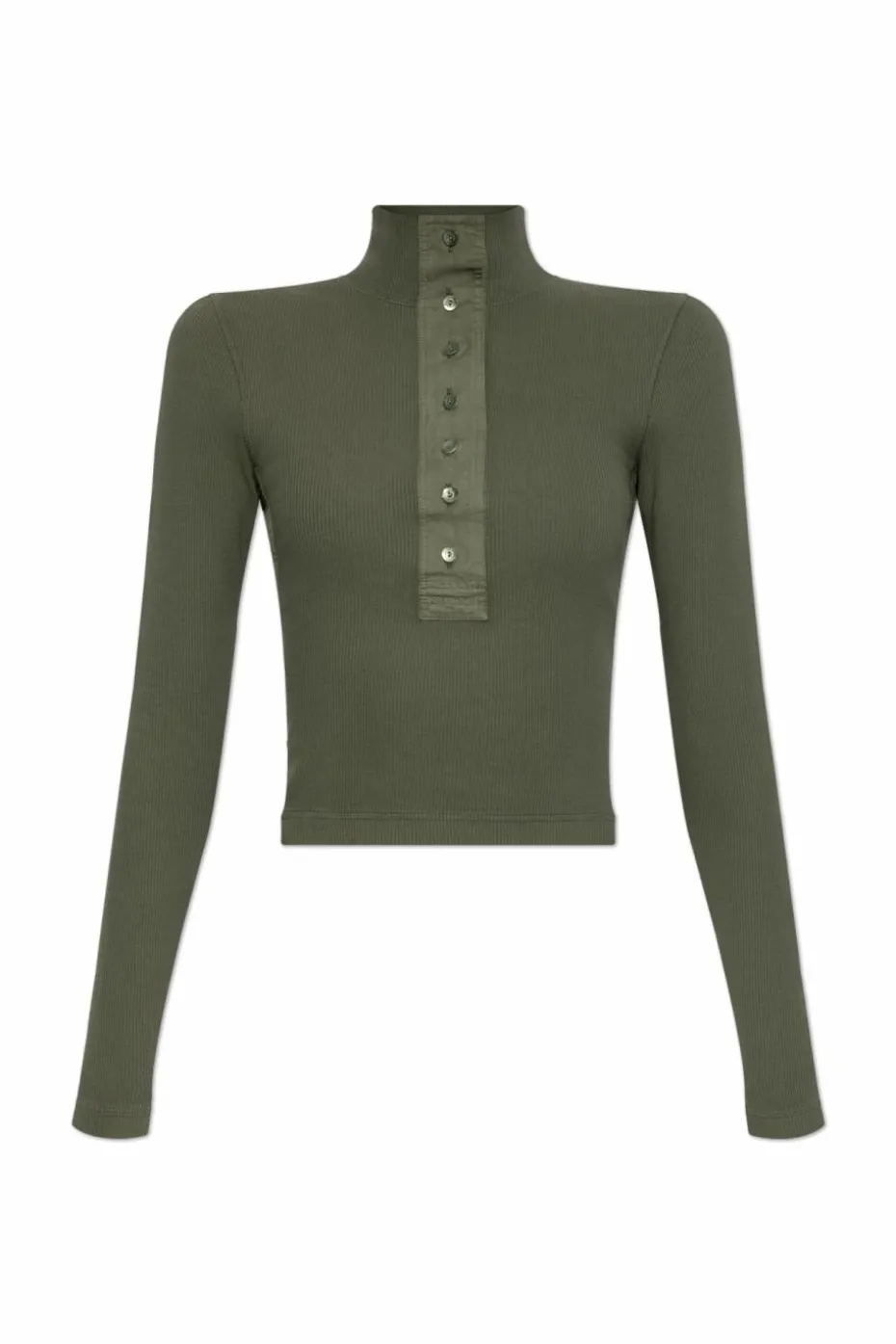 Gucci ZIELONY Prążkowany top