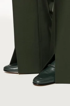 Gucci ZIELONY Skórzane buty
