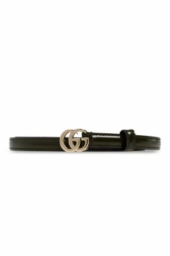 Gucci ZIELONY Skórzany pasek