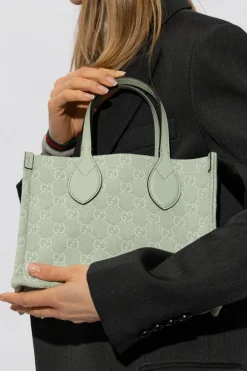 Gucci ZIELONY Torba na ramię ‘Ophidia Medium’