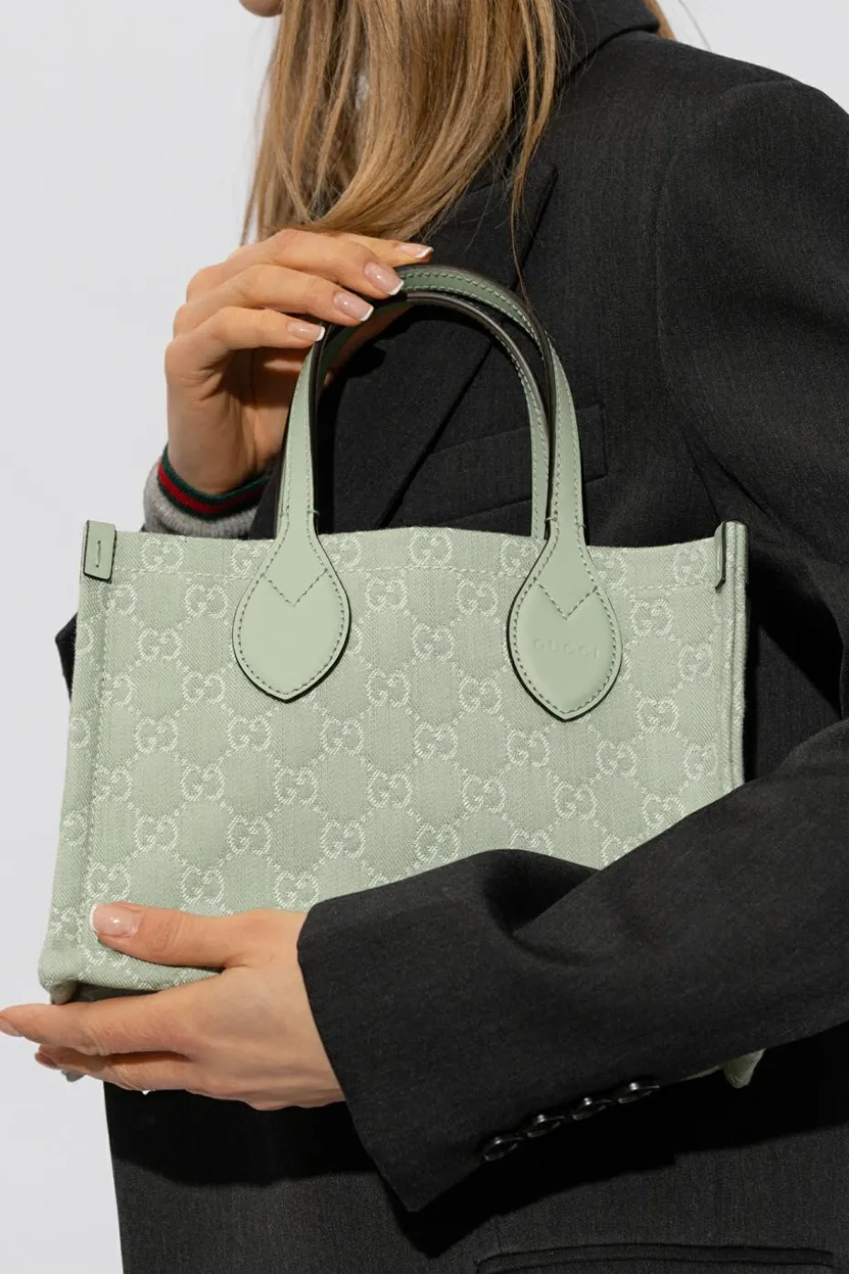 Gucci ZIELONY Torba na ramię ‘Ophidia Medium’