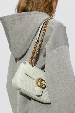 Gucci ZIELONY Torba na ramię ‘GG Marmont Mini’