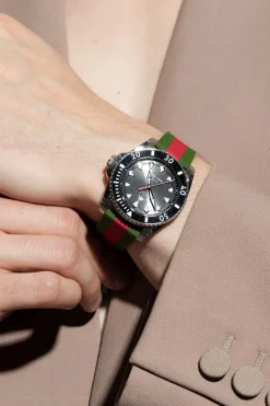 Gucci ZIELONY Zegarek ‘Gucci Dive’