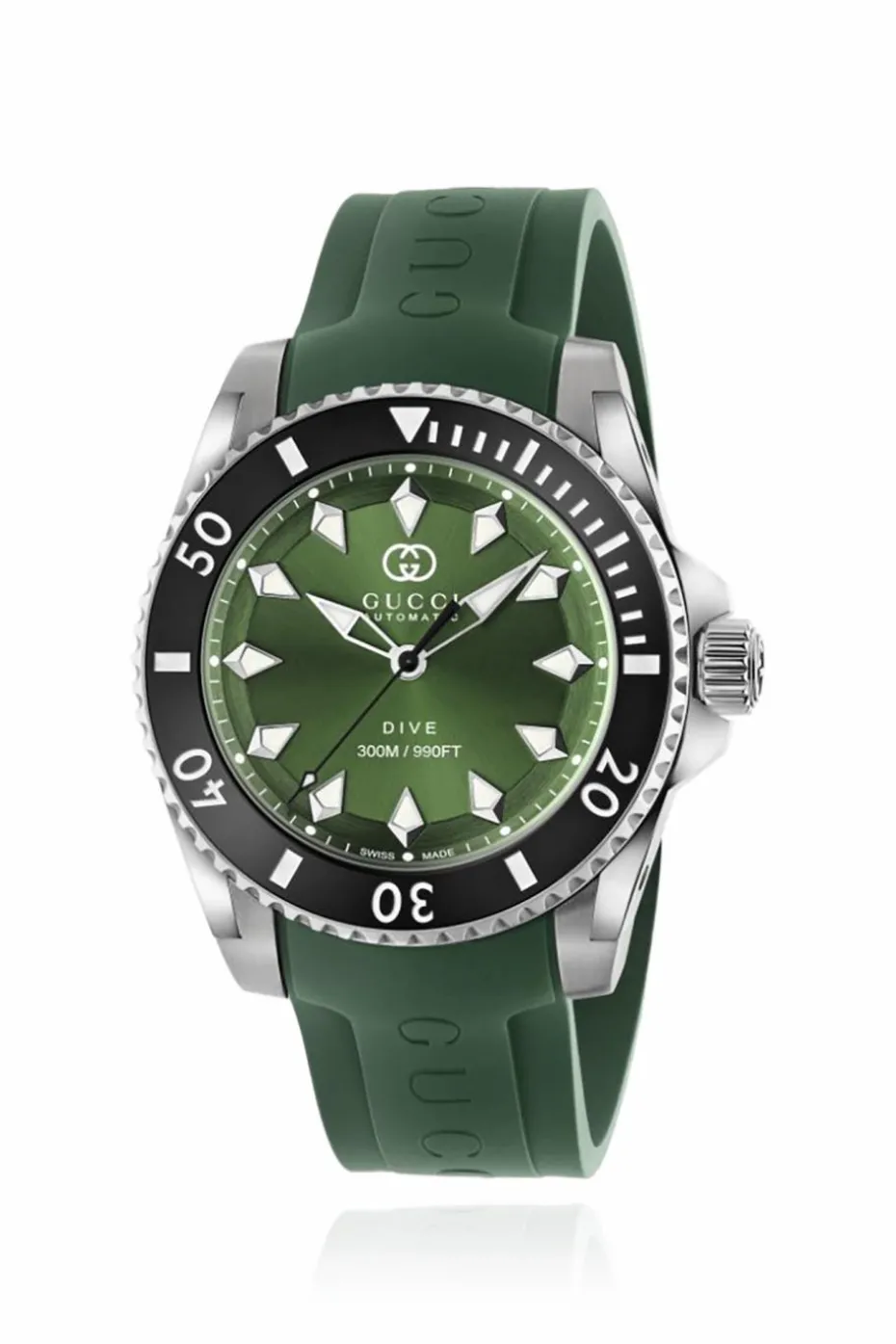Gucci ZIELONY Zegarek linia `Dive`