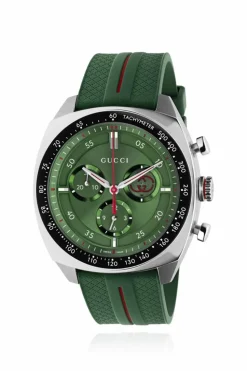 Gucci ZIELONY Zegarek z logo