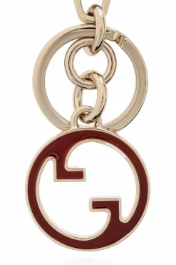 Gucci ZŁOTY Brelok z logo