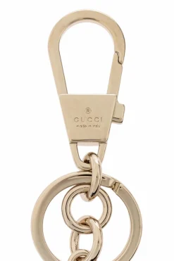 Gucci ZŁOTY Brelok z logo
