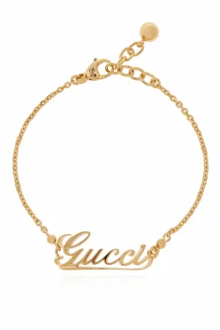Gucci ZŁOTY Mosiężna bransoleta