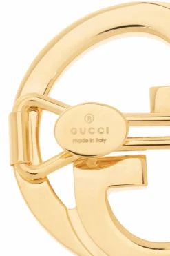 Gucci ZŁOTY Mosiężna spinka do włosów