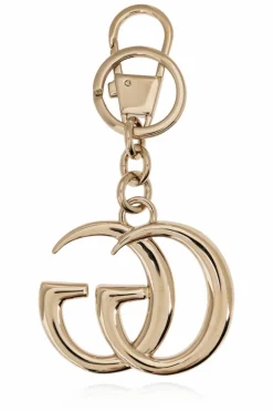 Gucci ZŁOTY Mosiężny brelok do kluczy