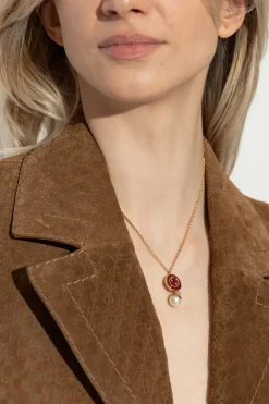 Gucci ZŁOTY Naszyjnik z zawieszką