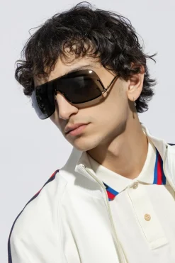 Gucci ZŁOTY Okulary przeciwsłoneczne