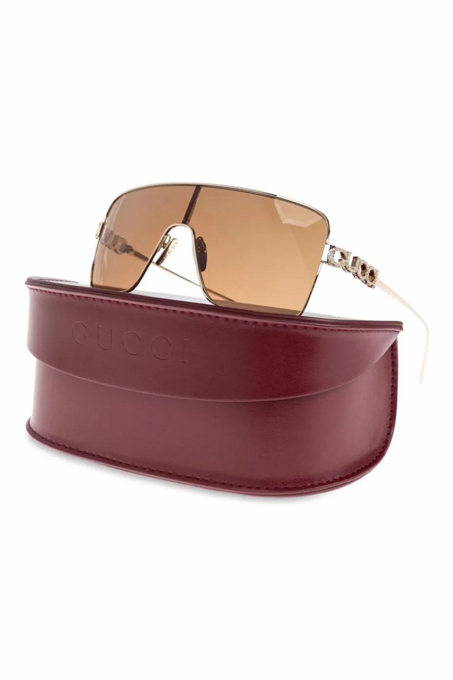 Gucci ZŁOTY Okulary przeciwsłoneczne