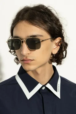 Gucci ZŁOTY Okulary przeciwsłoneczne