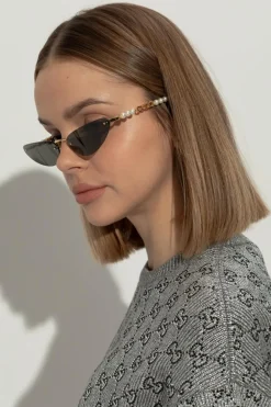 Gucci ZŁOTY Okulary przeciwsłoneczne