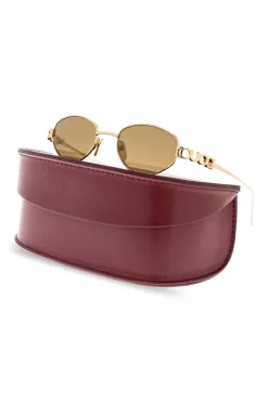 Gucci ZŁOTY Okulary przeciwsłoneczne