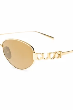 Gucci ZŁOTY Okulary przeciwsłoneczne