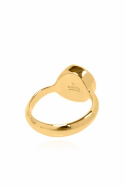 Gucci ZŁOTY Pierścień z logo