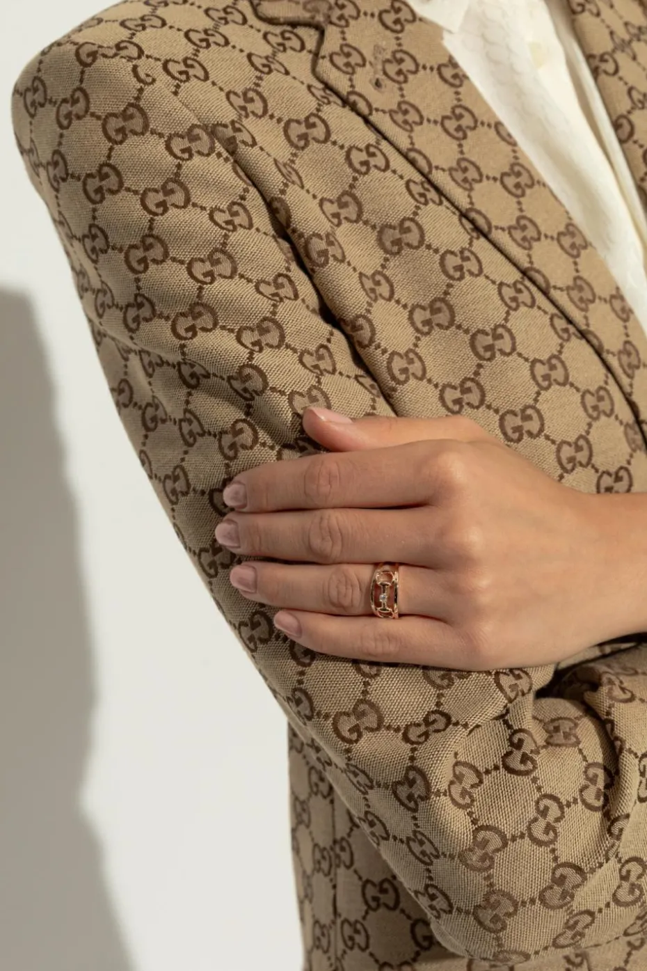 Gucci ZŁOTY Złoty pierścień