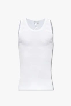 Hanro BIAŁY T-shirt bez rękawów