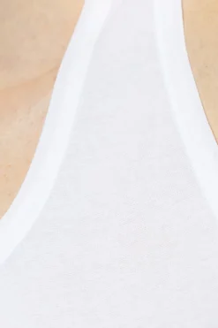 Hanro BIAŁY T-shirt bez rękawów