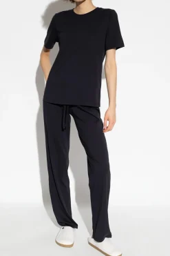 Hanro CZARNY Spodnie ‘Natural Wear’