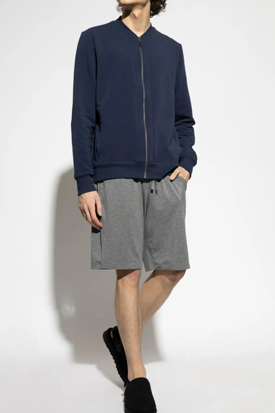 Hanro SZARY Szorty z kolekcji `Casuals`